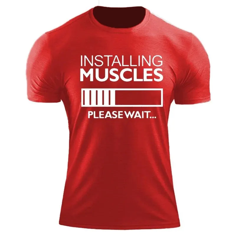 Installing Muscles T-Shirt