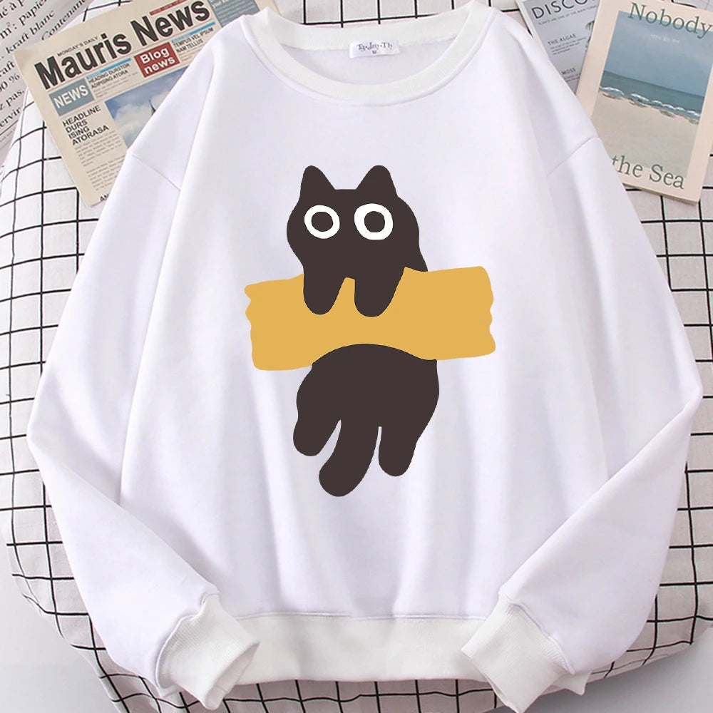 Taped Cat Sweatshirt