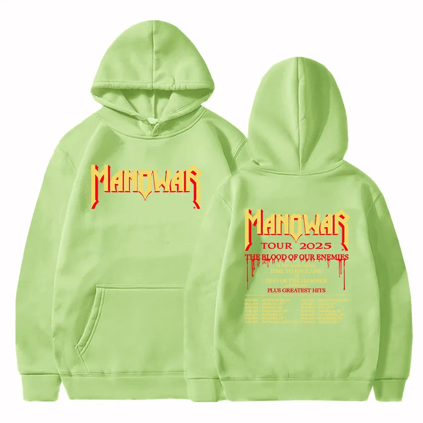 The Blood Of Our Enemies Manowar Tour 2025 Hoodie