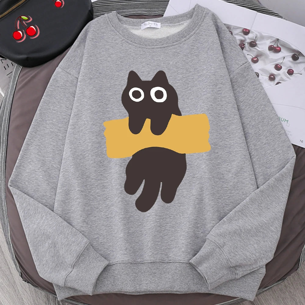 Taped Cat Sweatshirt