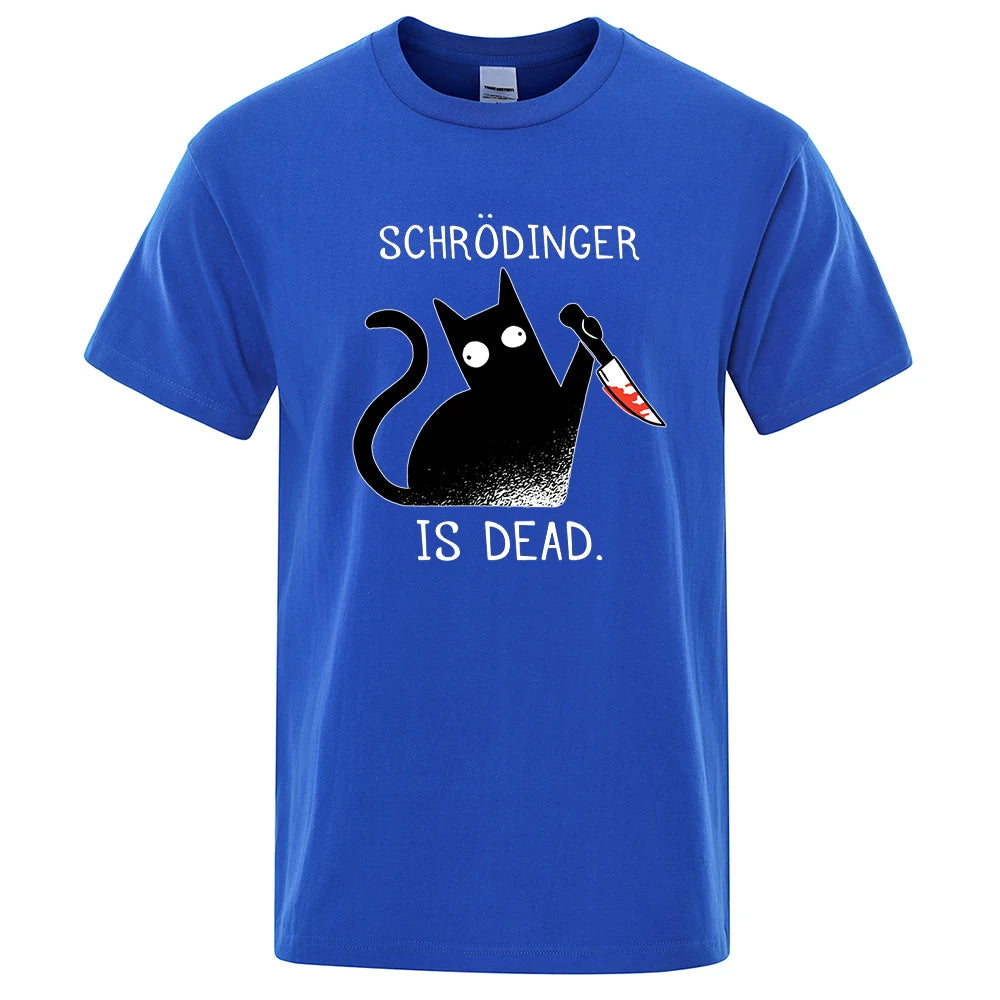 Black Cat Murder Schrödinger T-Shirt