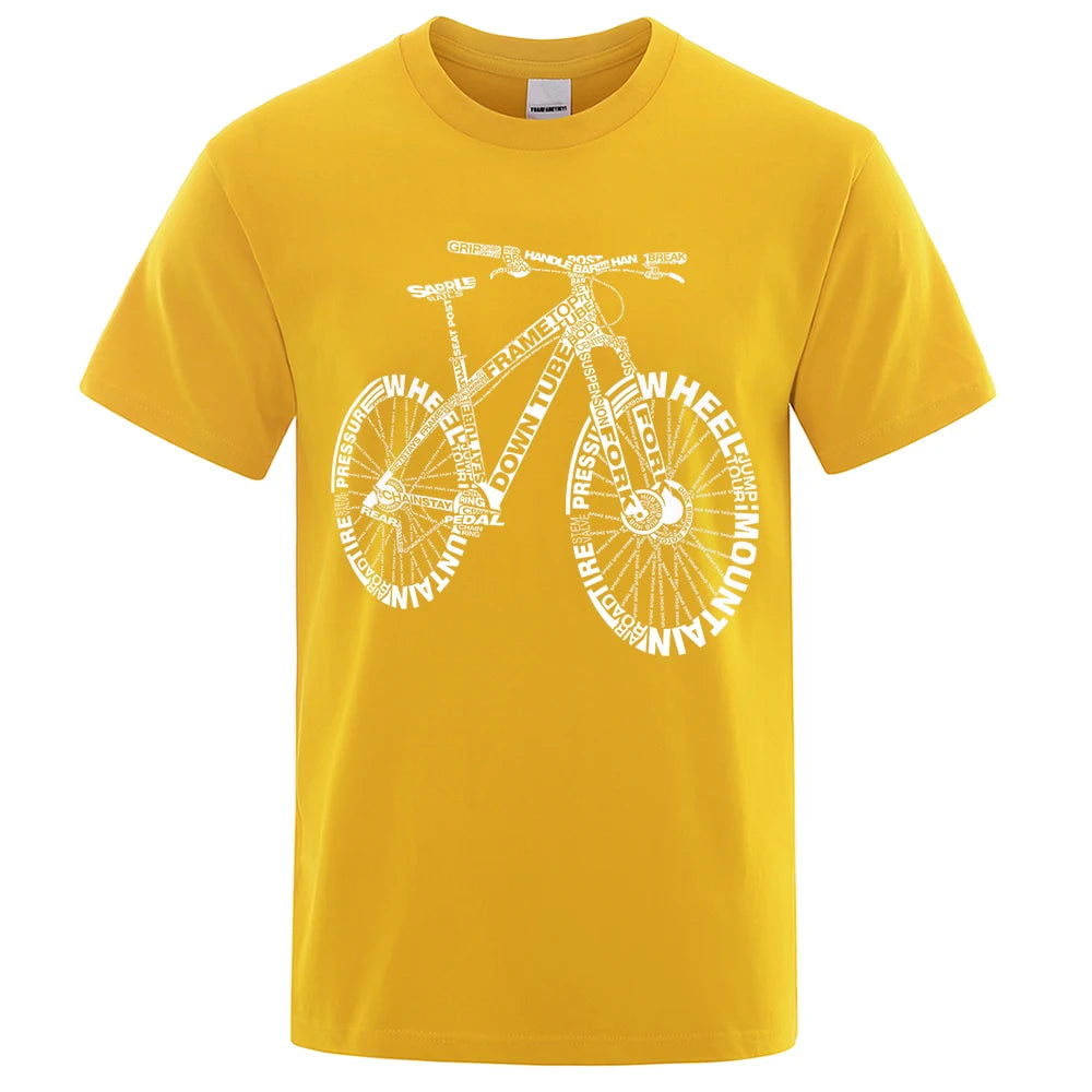 Alphabetic Mountain Bike T-Shirt