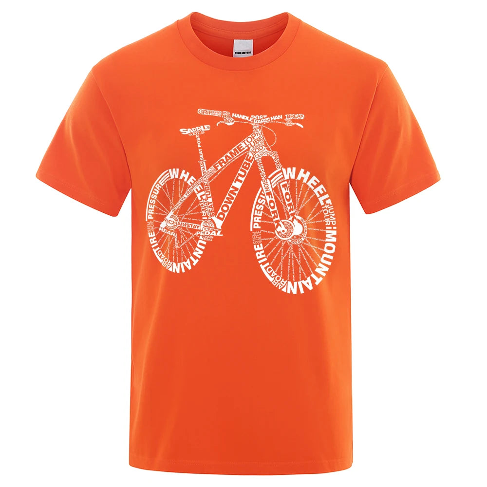 Alphabetic Mountain Bike T-Shirt