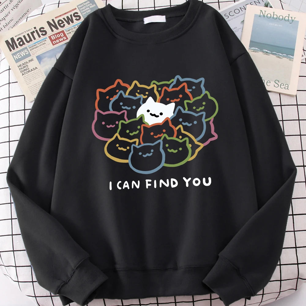 Hiding Cat Sweatshirt