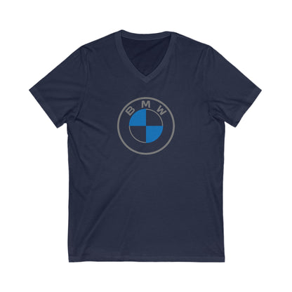 BMW Logo Adult V-Neck T-Shirt