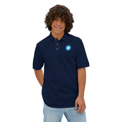 Twitter Logo Polo Shirt