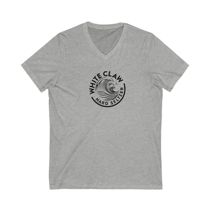 White Claw Logo Adult V-Neck T-Shirt