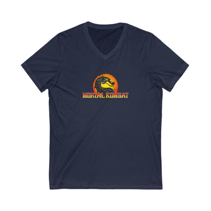 MORTAL KOMBAT Adult V-Neck T-Shirt