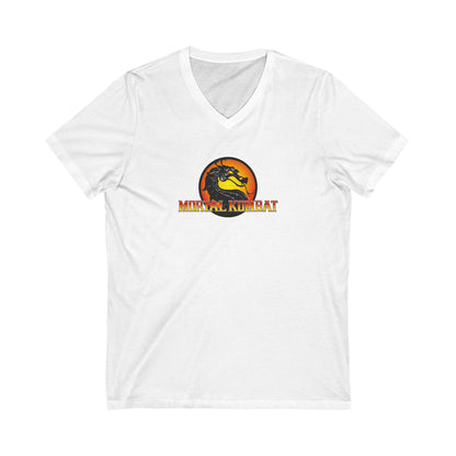MORTAL KOMBAT Adult V-Neck T-Shirt