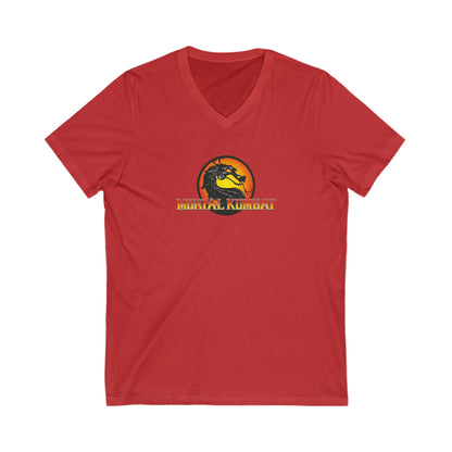 MORTAL KOMBAT Adult V-Neck T-Shirt