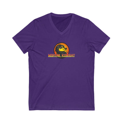 MORTAL KOMBAT Adult V-Neck T-Shirt