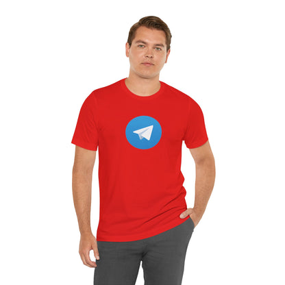 Telegram Logo Adult T-Shirt