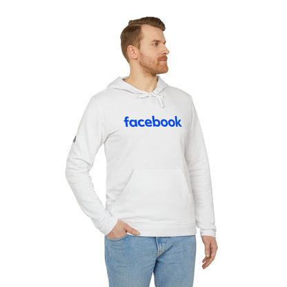 Facebook Logo Adidas Adult Hoodie