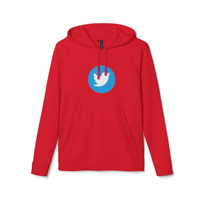 Twitter Logo Adidas Adult Hoodie