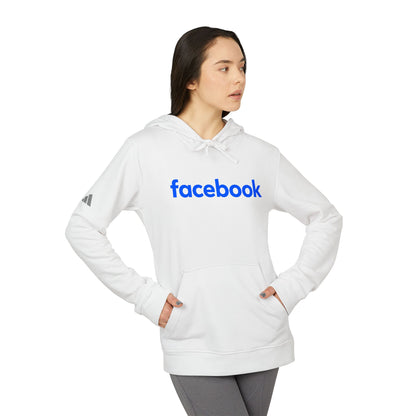 Facebook Logo Adidas Adult Hoodie