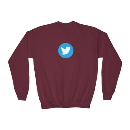 Twitter Logo Youth Sweatshirt