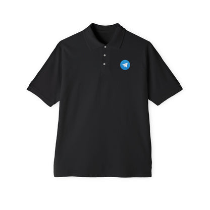 Telegram Logo Polo Shirt