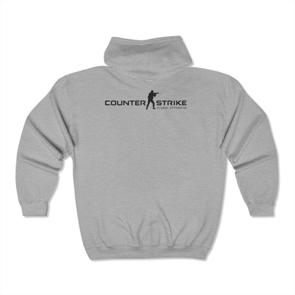 COUNTER STRIKE-Global Defensive Adult Zip-Up Hoodie