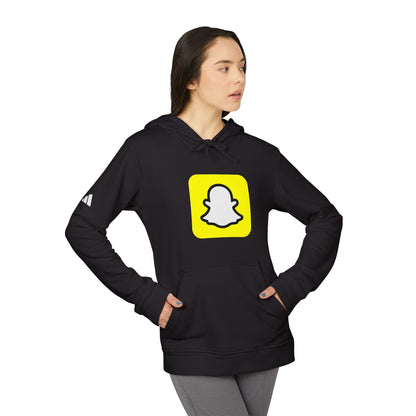 Snapchat Logo Adidas Adult Hoodie