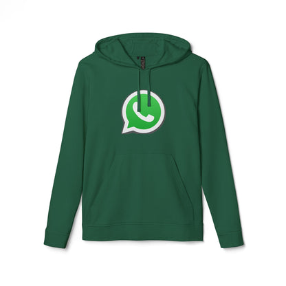 WhatsApp Logo Adidas Adult Hoodie