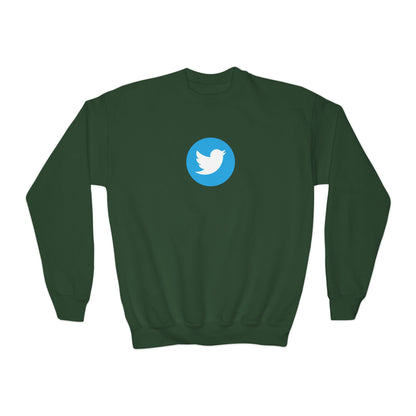 Twitter Logo Youth Sweatshirt
