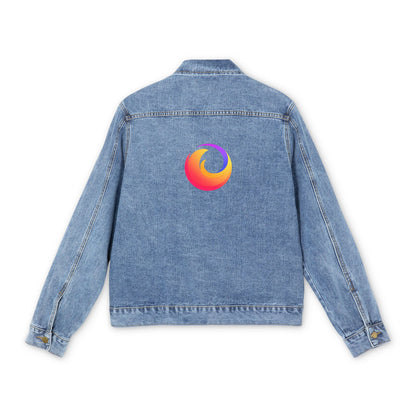 Firefox Logo Adult Denim Jacket