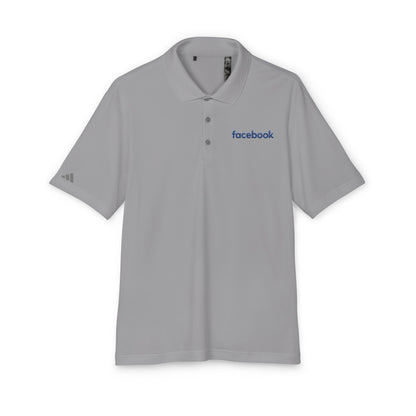 Facebook Logo Adidas Performance Polo