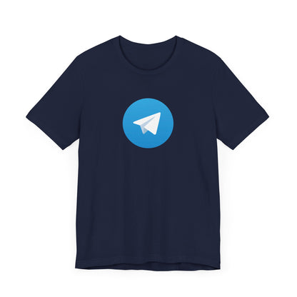 Telegram Logo Adult T-Shirt