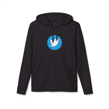 Twitter Logo Adidas Adult Hoodie