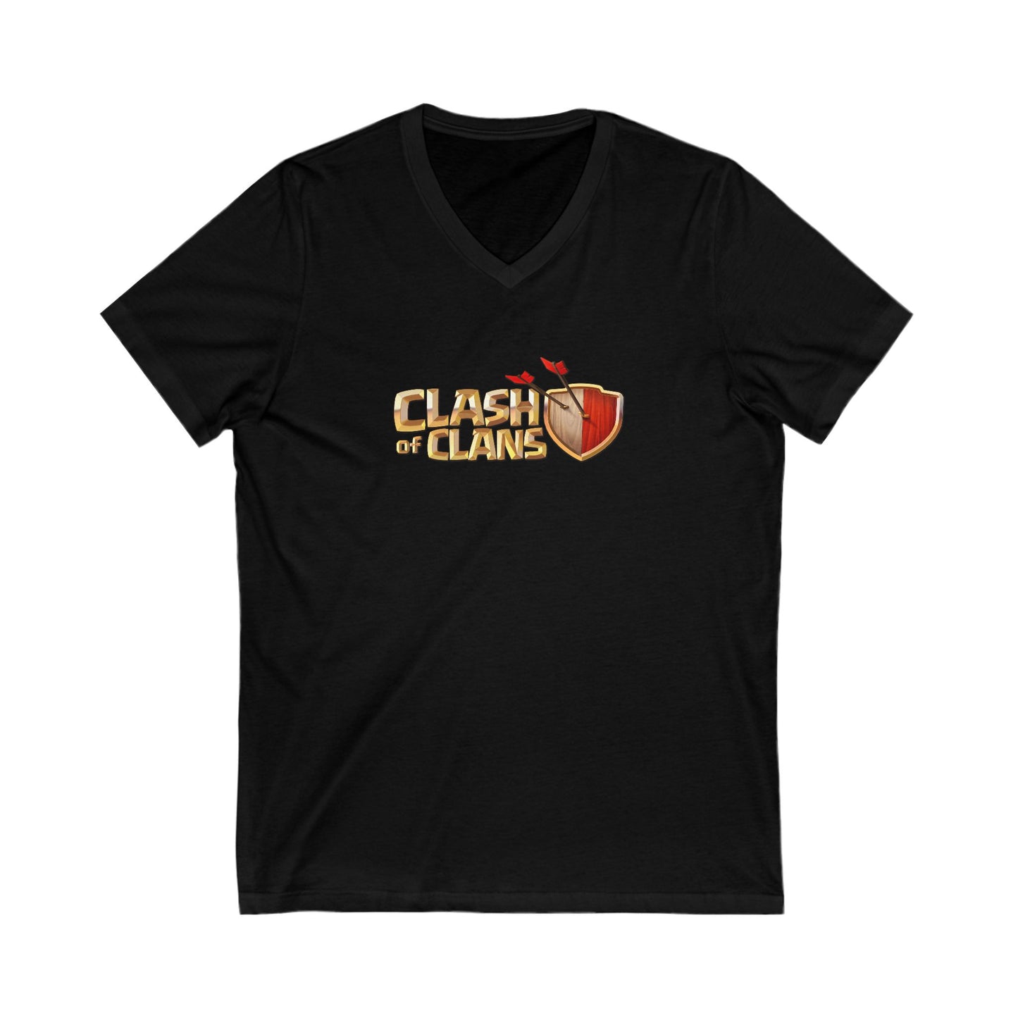 Clash Of Clans Adult V-Neck T-Shirt