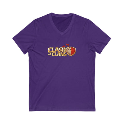 Clash Of Clans Adult V-Neck T-Shirt
