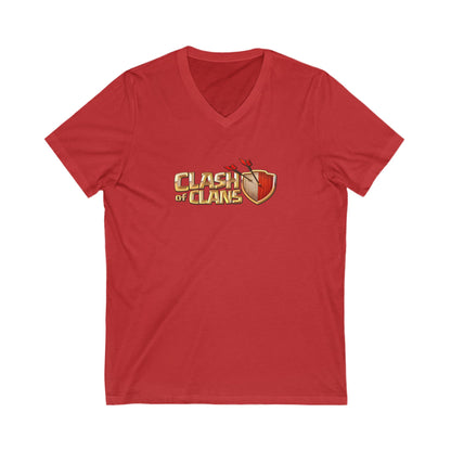 Clash Of Clans Adult V-Neck T-Shirt