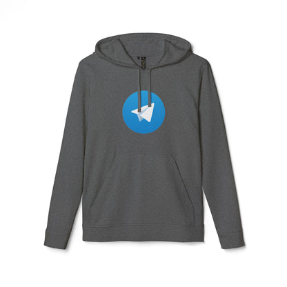 Telegram Logo Adidas Adult Hoodie