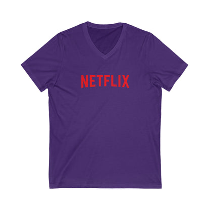 Netflix Adult V-Neck T-Shirt