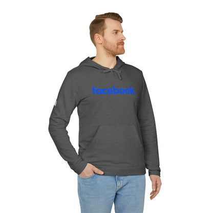 Facebook Logo Adidas Adult Hoodie