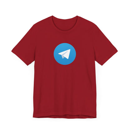 Telegram Logo Adult T-Shirt