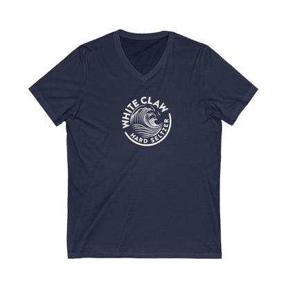 White Claw Logo Adult V-Neck T-Shirt