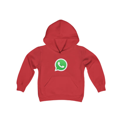 WhatsApp Logo Youth Hoodie
