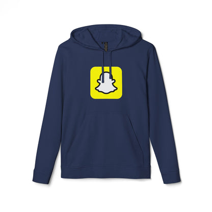 Snapchat Logo Adidas Adult Hoodie