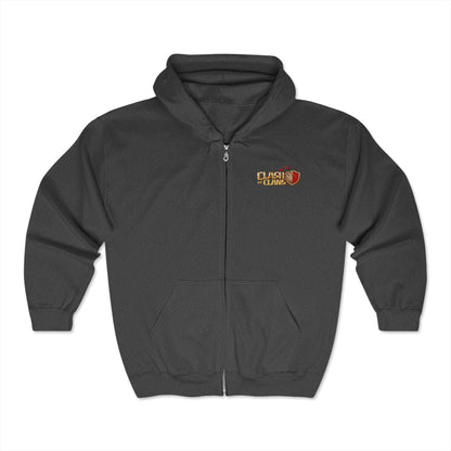 Clash Of Clans Adult Zip-Up Hoodie