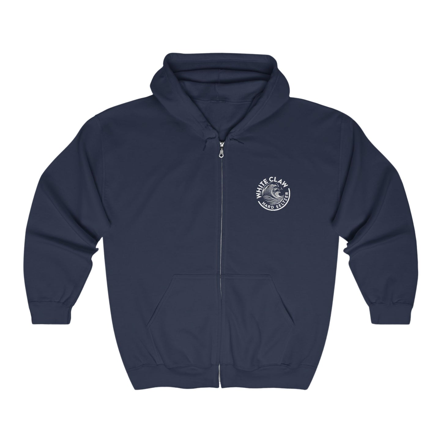 White Claw Logo Zip-Up Hoodie
