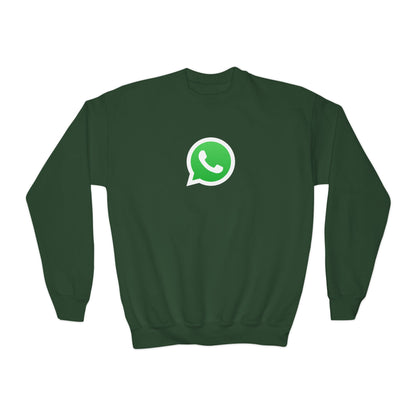 WhatsApp Logo Youth Sweatshirt