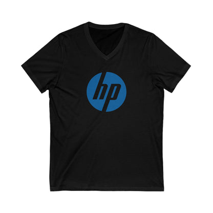 HP Logo Adult V-Neck T-Shirt