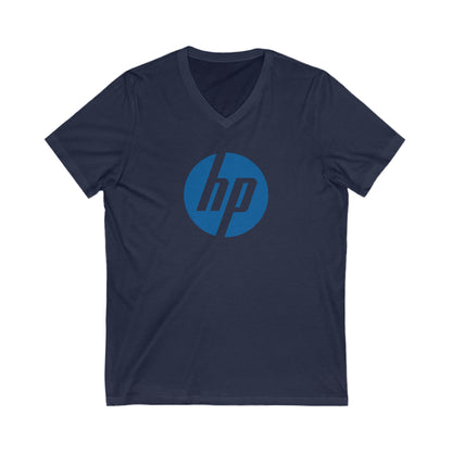 HP Logo Adult V-Neck T-Shirt