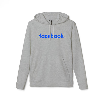 Facebook Logo Adidas Adult Hoodie