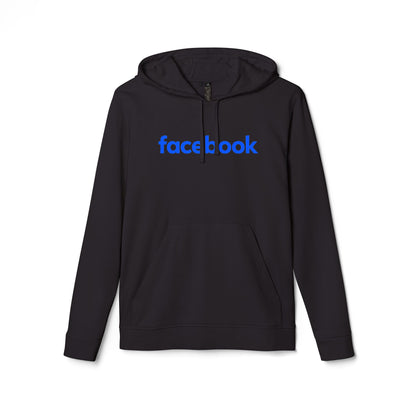 Facebook Logo Adidas Adult Hoodie