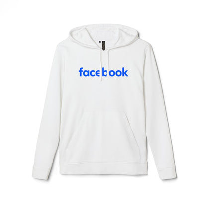 Facebook Logo Adidas Adult Hoodie