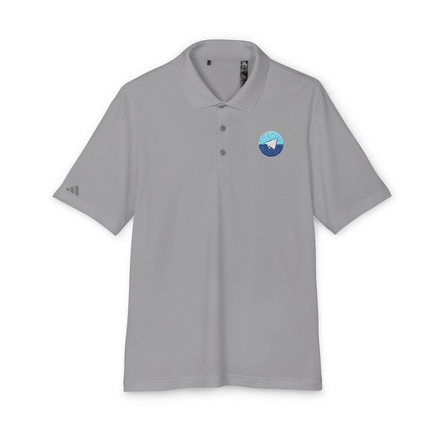 Telegram Logo Adidas Performance Polo