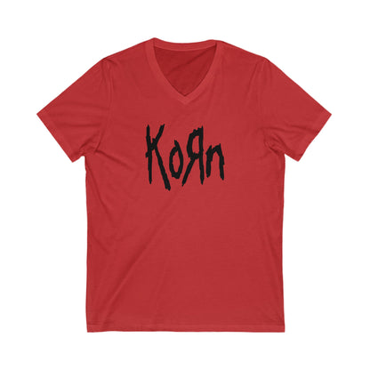 KORN Adult V-Neck T-Shirt