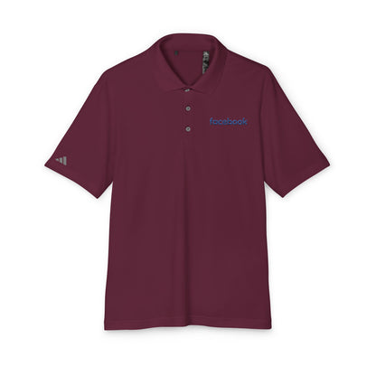 Facebook Logo Adidas Performance Polo